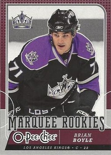 #525 Brian Boyle - Los Angeles Kings - 2008-09 O-Pee-Chee Hockey