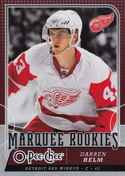 #536 Darren Helm - Detroit Red Wings - 2008-09 O-Pee-Chee Hockey
