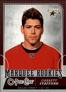 #538 Garrett Stafford - Dallas Stars - 2008-09 O-Pee-Chee Hockey