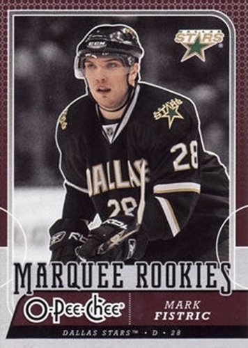 #539 Mark Fistric - Dallas Stars - 2008-09 O-Pee-Chee Hockey