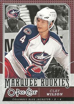 #546 Clay Wilson - Columbus Blue Jackets - 2008-09 O-Pee-Chee Hockey