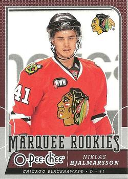 #549 Niklas Hjalmarsson - Chicago Blackhawks - 2008-09 O-Pee-Chee Hockey