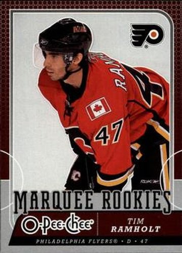 #554 Tim Ramholt - Philadelphia Flyers - 2008-09 O-Pee-Chee Hockey