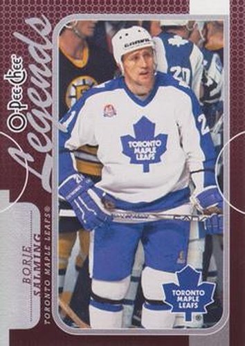 #565 Borje Salming - Toronto Maple Leafs - 2008-09 O-Pee-Chee Hockey