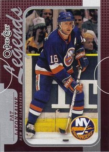 #578 Pat LaFontaine - New York Islanders - 2008-09 O-Pee-Chee Hockey