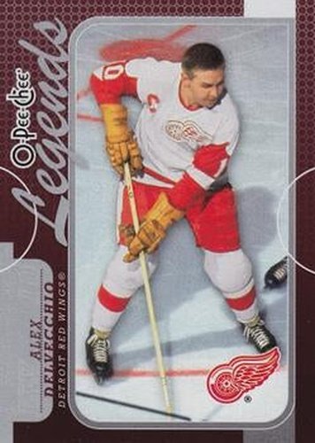 #589 Alex Delvecchio - Detroit Red Wings - 2008-09 O-Pee-Chee Hockey