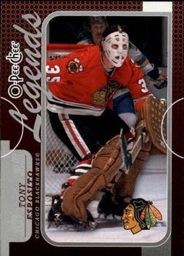 #593 Tony Esposito - Chicago Blackhawks - 2008-09 O-Pee-Chee Hockey