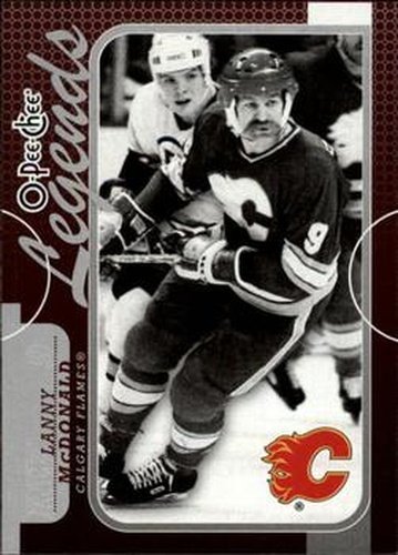 #595 Lanny McDonald - Calgary Flames - 2008-09 O-Pee-Chee Hockey
