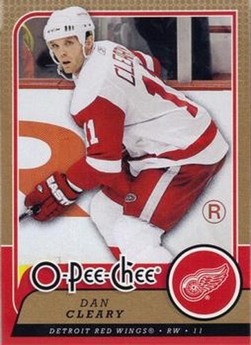 #61 Daniel Cleary - Detroit Red Wings - 2008-09 O-Pee-Chee Hockey