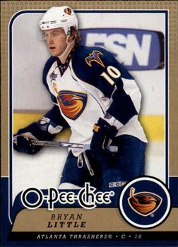 #73 Bryan Little - Atlanta Thrashers - 2008-09 O-Pee-Chee Hockey