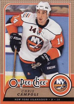 #83 Chris Campoli - New York Islanders - 2008-09 O-Pee-Chee Hockey