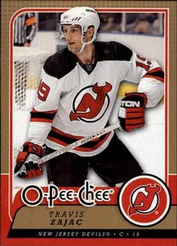 #91 Travis Zajac - New Jersey Devils - 2008-09 O-Pee-Chee Hockey