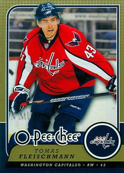 #95 Tomas Fleischmann - Washington Capitals - 2008-09 O-Pee-Chee Hockey