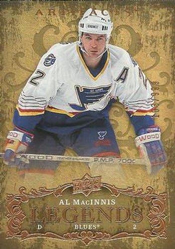 #107 Al MacInnis - St. Louis Blues - 2008-09 Upper Deck Artifacts Hockey