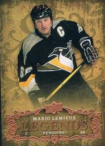 #109 Mario Lemieux - Pittsburgh Penguins - 2008-09 Upper Deck Artifacts Hockey