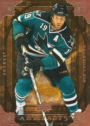 #15 Joe Thornton - San Jose Sharks - 2008-09 Upper Deck Artifacts Hockey