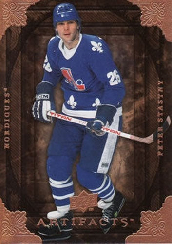 #19 Peter Stastny - Quebec Nordiques - 2008-09 Upper Deck Artifacts Hockey