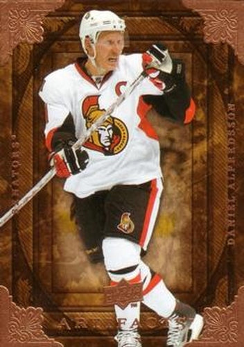#32 Daniel Alfredsson - Ottawa Senators - 2008-09 Upper Deck Artifacts Hockey