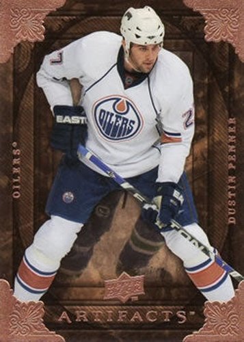 #61 Dustin Penner - Edmonton Oilers - 2008-09 Upper Deck Artifacts Hockey