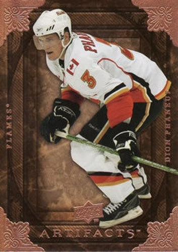 #85 Dion Phaneuf - Calgary Flames - 2008-09 Upper Deck Artifacts Hockey