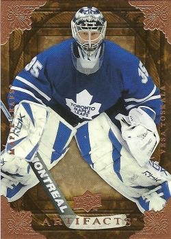 #8 Vesa Toskala - Toronto Maple Leafs - 2008-09 Upper Deck Artifacts Hockey
