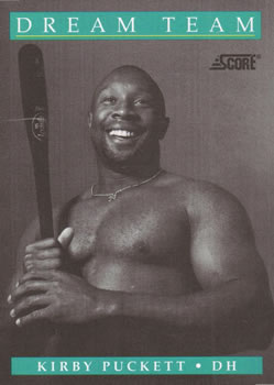 #891 Kirby Puckett - Minnesota Twins - 1991 Score Baseball