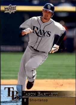 #893 Jason Bartlett - Tampa Bay Rays - 2009 Upper Deck Baseball