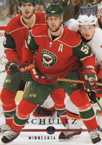#104 Nick Schultz - Minnesota Wild - 2008-09 Upper Deck Hockey