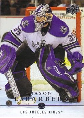#109 Jason LaBarbera - Los Angeles Kings - 2008-09 Upper Deck Hockey