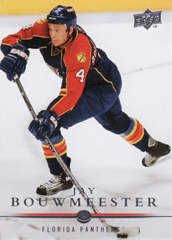 #115 Jay Bouwmeester - Florida Panthers - 2008-09 Upper Deck Hockey