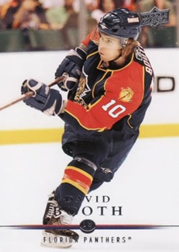 #116 David Booth - Florida Panthers - 2008-09 Upper Deck Hockey