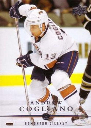 #119 Andrew Cogliano - Edmonton Oilers - 2008-09 Upper Deck Hockey