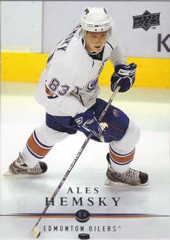 #122 Ales Hemsky - Edmonton Oilers - 2008-09 Upper Deck Hockey