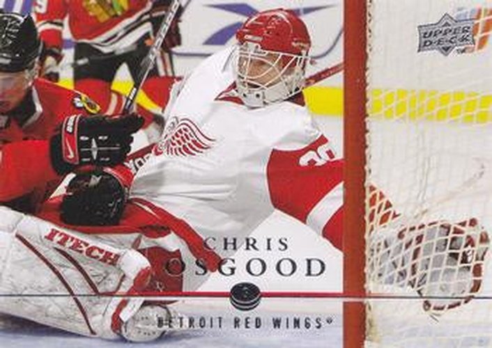 #127 Chris Osgood - Detroit Red Wings - 2008-09 Upper Deck Hockey
