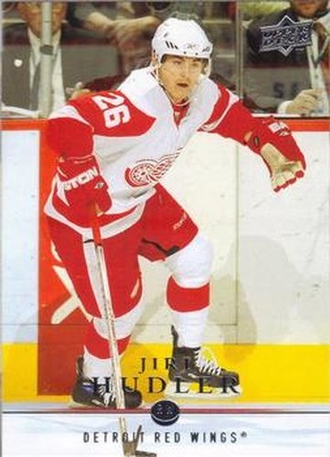 #130 Jiri Hudler - Detroit Red Wings - 2008-09 Upper Deck Hockey