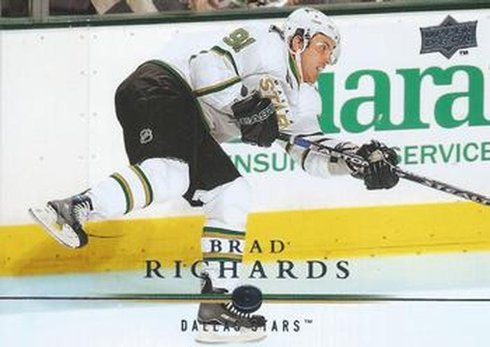 #136 Brad Richards - Dallas Stars - 2008-09 Upper Deck Hockey