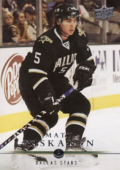 #138 Matt Niskanen - Dallas Stars - 2008-09 Upper Deck Hockey