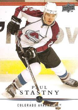 #147 Paul Stastny - Colorado Avalanche - 2008-09 Upper Deck Hockey