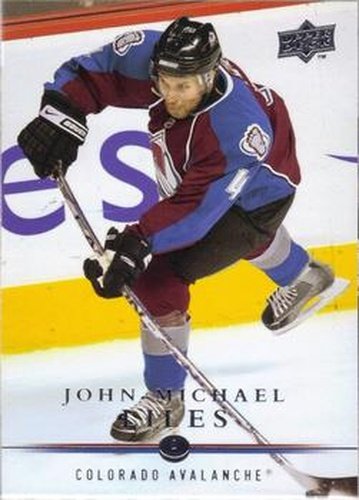 #148 John-Michael Liles - Colorado Avalanche - 2008-09 Upper Deck Hockey