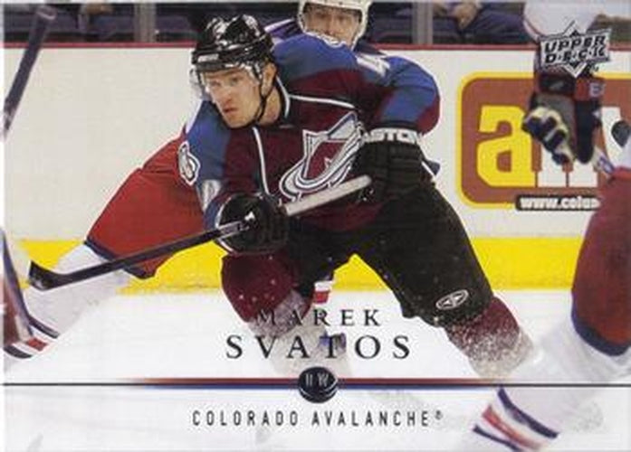 #149 Marek Svatos - Colorado Avalanche - 2008-09 Upper Deck Hockey