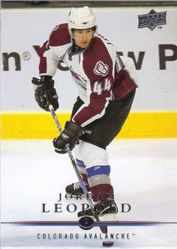 #153 Jordan Leopold - Colorado Avalanche - 2008-09 Upper Deck Hockey