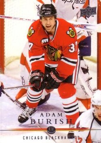 #157 Adam Burish - Chicago Blackhawks - 2008-09 Upper Deck Hockey