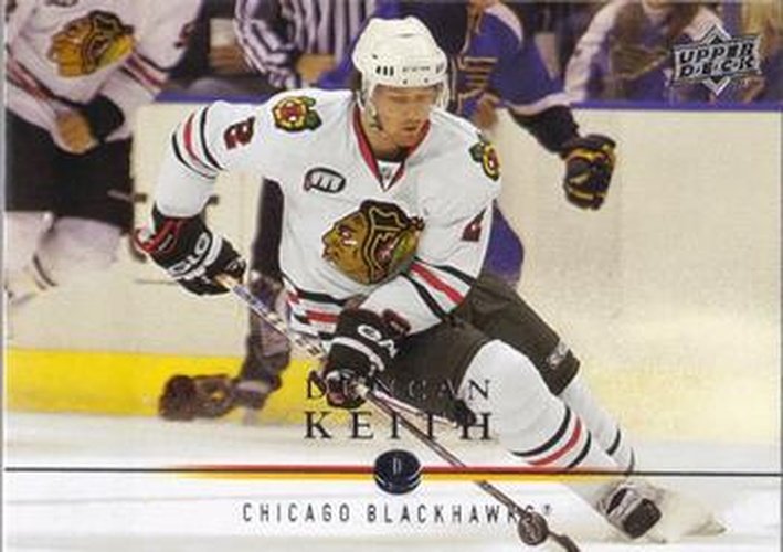 #160 Duncan Keith - Chicago Blackhawks - 2008-09 Upper Deck Hockey
