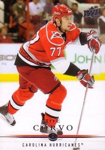 #164 Joe Corvo - Carolina Hurricanes - 2008-09 Upper Deck Hockey