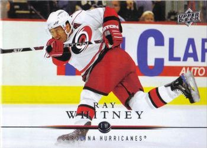 #167 Ray Whitney - Carolina Hurricanes - 2008-09 Upper Deck Hockey