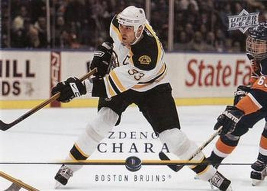 #182 Zdeno Chara - Boston Bruins - 2008-09 Upper Deck Hockey