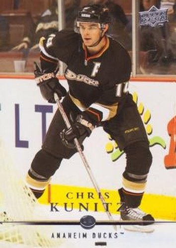 #194 Chris Kunitz - Anaheim Ducks - 2008-09 Upper Deck Hockey