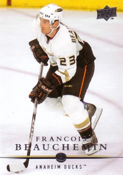 #197 Francois Beauchemin - Anaheim Ducks - 2008-09 Upper Deck Hockey