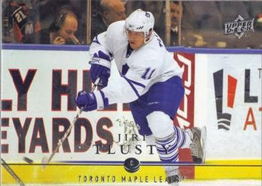 #19 Jiri Tlusty - Toronto Maple Leafs - 2008-09 Upper Deck Hockey