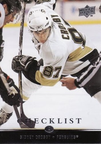 #200 Sidney Crosby - Pittsburgh Penguins - 2008-09 Upper Deck Hockey